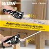 HILDA Misuratore Laser Digitale 2-in-1 con Proiettore Laser a Linee Incrociate e Blocco Automatico, Strumento di Misurazione per Fai-da-te Domestico