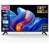 HKC 40'' FHD, TV Base, Dimensioni Compatte con Schermo Colorato, Audio Dinamico con Dolby Audio ™ Finitura Metallica di Alta Gamma