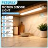 Pzsunly Luce LED per Armadio con Sensore di Movimento, 3 Colori, Ricaricabile USB-C, Lampada Magnetica a Batteria per Cucina, Guardaroba, Camera da Letto, Illuminazione Interna