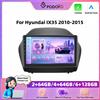 Podofo Autoradio da 10 pollici per Hyundai IX35 2010-2015 Wireless Carplay Android Auto Sistemi intelligenti per auto Navigazione GPS Lettore multimediale MirrorLink BT WIFI Headunit