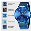 LIGE 2025 Nuovi Orologi Da Uomo Top Luxury Brand Uomo Moda Orologio Da Polso Al Quarzo Blu Sport Orologio Impermeabile Per Gli Uomini Relogio Masculino