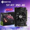 SOYO AMD Radeon R7 350 4GB GDDR5 Scheda grafica Scheda video Componente per computer desktop da gioco per PC 128bit 28NM PCIe3.0x16 VGA HDMI DVI