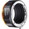 K&F CONCEPT PK-NEX Adattatore per Obiettivi Pentax K PK a Montatura NEX E per Fotocamere Sony E A5000 A5100 A6000 A6300