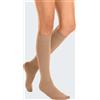 mediven® cotone CCL1 AD calze a compressione normali (39-44 cm) punta aperta con bordo tricot Taglia: VII, Colore: caramello