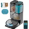 Cecotec Robot Aspirapolvere Lavapavimenti con Mappatura Conga 20090 ProAI InfinitySoap Cut&Spa. 8000Pa. Mopas Elevabili. Home&Wash. 240m2. APP. Bluetooth/WiFi. Batteria 5200mAh. Pulizia Autonoma