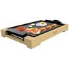 Cecotec Piastra-grill elettrica Tasty&Grill 2000. 2000 W, struttura bambù, termostato regolabile, piastra antiaderente, rivestimento in alluminio fuso. Lavabile in lavastoviglie.