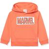Amazon Essentials Disney | Marvel | Star Wars | Frozen | Princess Felpa con Cappuccio in Pile Bambine e Ragazze, Marvel Logo, 4 Anni