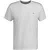 GANT SLIM SHIELD SS T-SHIRT, T-shirt Uomo, Bianco ( WHITE ), XXL