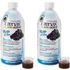 Drenax Forte Plus Mirtillo e Uva 750 ml - Integratore Drenante e Depurativo - Supporto al Microcircolo - Con Betulla, Ortosifon, Cardo Mariano e Meliloto - Senza Zuccheri Aggiunti