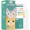 Pawfly Strisce per Analisi Urine Cani e Gatti 100 Pezzi Test per Chetoni Glucosio Gravità Specifica e pH Strisce per Esami Urinari Veterinari Test Precisi per Diabete Animali Domesticii