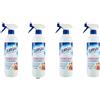 Italy Shop Service Quasar Igiene Casa e Animali - Detergente spray igienico per casa e animali, 580 ml, con portachiavi Italy Shop Service in omaggio, 4 pezzi