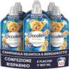 Coccolino Ammorbidente Concentrato Perfume Campanula selvatica e bergamotto, Ammorbidente Lavatrice, Freschezza Lunga Durata, Dermatologicamente Testato, Formato XXL 522 Lavaggi, 6 x 1827 ml