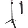 Sxhlseller Treppiede per Telefono, Supporto Selfie Stick Portatile con Attacco Cold Shoe e Testa a Sfera Girevole a 360 Gradi, Supporto Retrattile a 5 Sezioni for Live Streaming Fotografia