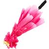 SWOOMEY Ombrello Decorativo di Stoffa Motivo Peonia Delicata, Accessorio Fotografico Manico Liscio e Lucido, per Recitazione e Occasioni Speciali