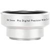 CHICIRIS Lente D'ingrandimento per Fotocamera 0,45X, Vetro Ottico Antiriflesso con Rivestimento Digitale Multistrato, con Estinzione del Tubo Metallico, per Obiettivi per Fotocamera da