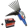 Lisam Pettine elettrico professionale Lisam Oliwatt 2 con batteria 12V 60Ah