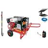 Lisam Kit raccolta olive per 1 operatore Lisam LM031 motocompressore Lisam LM 500/10 professionale con motore Honda GX 160 - AT02 | 1,45-2,25 mt