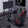 Hottoby Cockpit da Corsa con Supporto TV e Sedile per Logitech G29 Thrustmaster