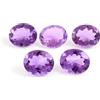 Vatslacreations Ametista viola - cabochon naturale e pietra ovale sfaccettata - elegante ametista sciolta per fare gioielli regalo, Medio, Pietra preziosa, Ametista
