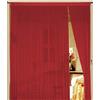 Kaikoon Tenda a fili rosso, 150 cm x 300 cm (larghezza x altezza), divisorio e tenda per porta