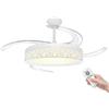 LED ATOMANT Ventilatore LED 4 Pale Retrattili Diam 109cm 72W CCT Dimmer