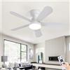 ZOMLBOF Plafoniere con Ventilatore LED a Soffitto Moderno,6 Velocità,Ventilatore Lampadario da 34 Pollici,Silenzioso con Telecomando,Reversibile,Pale da Soffitto con Luce Dimmerabile,Soggiorni,Camere da Letto