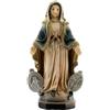 Holyart Statue in resina e PVC: Madonna Miracolosa con medaglia statua resina 8 cm