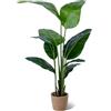 FRANKYSTAR Traveller Banana - Pianta artificiale in vaso H160 cm