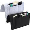 FengFution 2 Pz Tasca Portaoggetti Letto, Organizzatore Porta Oggetti in Feltro per Camera da Letto, Borsa in Feltro per Appendere Organizer da Letto, Cesto Portaoggetti per Divano Dormitorio Comodino