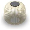 LUUK Studio Lanterna Solare, IP65, Lampada da Tavolo Senza Fili, Sabbia, M | Luce d'atmosfera Dimmerabile per Giardino e Balcone: Energia Solare, Ricaricabile via USB-C, per uso Interno ed Esterno