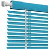 AJTXCSFOQL Senza Foratura Tende Veneziana in alluminio 120 135 118 104 98 cm, 25mm Veneziane da Interno/Esterno per Finestre, Protezione dalla luce e ai raggi solari, Kit di montaggio incluso(Powder Blue)