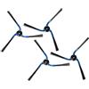 vhbw 4X Spazzola Laterale Compatibile con Samsung Navibot SR8850, SR8855, SR8857, SR8875 Robot aspirapolvere - Set spazzole, DX/SX, Nero/Blu