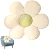 Norhogo Grazioso cuscino da pavimento in peluche tatami, comodo cuscino decorativo per la casa, per bambini, ragazze, donne, 40 cm (bianco e verde)