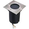 KOLORENO Lampada da Giardino - Lampada da Ingresso GU10 LED Toso Quadrata Satinata - Illuminazione Moderna per Giardino, Vialetto, Terrazzo - Elevata Resistenza Agli Agenti Atmosferici - IP65-35W