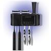 TOWEBOORY Porta Spazzolino Elettrico da Muro, Porta Spazzolini Bagno Sterilizzatore Portaspazzolino U.V Carica Solare e Funzione di Pulizia Automatica Carica 1800mAh Portaspazzolino da Parete Senza Foratura