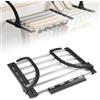 REFORUNG Stendibiancheria da Balcone Estensibile 51-95cm Stendino da Balcone Allungabile Stendibiancheria da Balcone in Acciaio Inox Stendino da Appendere al Balcone per Uso Interno ed Esterno