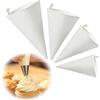 Pyralidsg 4 Pezzi sac à Poche Set, Saccapoche per Dolci Alta qualità, Riutilizzabile, sac a Poche Professionali in Cotone, Sacca a Poches per Dolci, Torte, Cupcakes, Biscotti