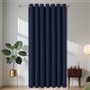 Joydeco Tende Oscurante per Interni 1 Pezzi L 132 x A 210 CM, Tenda Porta Termiche Isolante con Occhielli per Soggiorno e Camera da Letto Moderne, Blu Navy