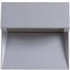 V-TAC Faretto Segnapasso LED a Montaggio Superficiale Quadrato 3W per Esterno Grigio Luce Calda 3000K