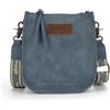 Wrangler Piccola borsa a tracolla da donna, alla moda, mini borse a tracolla Hobo con tracolla regolabile, WG119-077JN, Jean