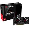 Powercolor Reaper Radeon RX 9060 XT (8 GB, GDDR6), Scheda grafica, Nero