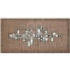 GBiancheria Tappeto Cucina Antiscivolo Pixel by Suardi, Passatoia Lavabile Jacquard in Ciniglia, Made in Italy, Runner per Cucina Bagno Corridoio, Varie Misure e Colori (Marrone, 55x115 cm)