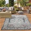 Teppich-Traum Tappeto orientale da esterno per soggiorno Tappeto vintage in grigio blu Größe 200 x 290 cm