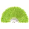 FANSOF.FANS Ventaglio a mano in piuma di marabù 45 cm, vestito operato da bomboniera regalo di bomboniera da ballo vintage all'aperto Servizio fotografico (Verde chiaro)