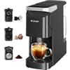LLIVEKIT Macchina da Caffè 3 in 1, Pompa 20 Bar, Autopulizia