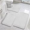 NAKIHOUSE Set di tappetini da bagno da 3 pezzi (40 x 60 cm + 50 x 80 cm + 50 x 60 cm)