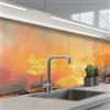 KitchenYeah© Paraschizzi Cucina Adesivo Pannello Parete Paraspruzzi | 80x300 cm - Piano Cottura Acquerello - Arte - Moderno