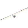 kalb Material für Möbel kalb lampada LED bagno Running Light 80 cm IP44, applique specchio effetto luminoso dinamico, 230V, parete o armadietto a specchio, nero/cromo, 3000K/4000K (cromo, bianco caldo)