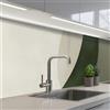 KitchenYeah© Paraschizzi Cucina Adesivo Pannello Parete Paraspruzzi | 80x300 cm - Piano Cottura Giappone - Verde - Astratto - Moderno
