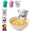 Generico Mini ventilatore di raffreddamento con clip per tazza e ciotola, ricaricabile, simpatico refrigeratore per caffè a forma di elefante, refrigeratore per caffè portatile